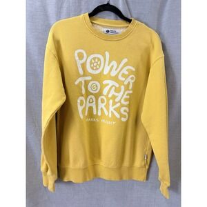 Parks Project Mustard Yellow Power to the Parks Graphic Sweatshirt M